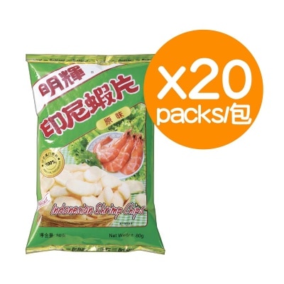 明輝 印尼蝦片80GX20包