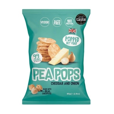 PEA POPS Cheddar & Onion Flav Chips