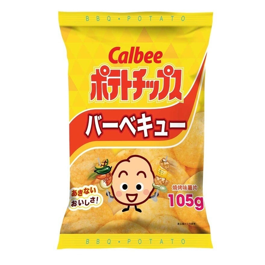 CALBEE Calbee Bbq Flavoured Potato Chips 105g