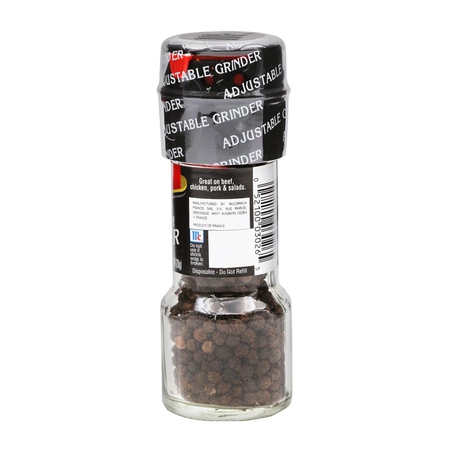 MCCORMICK Black Peppercorn Grinder