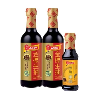 AMOY Gold Label Light Soy Sauce Twin Pack