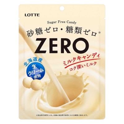 JAPAN LOTTE Zero Milk Candy Bag
