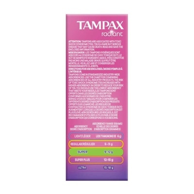 WHISPER Tampax Tampon Super Flow 14 Ps 