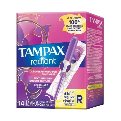 WHISPER Tampax Tampon Regular Flow 14 Ps