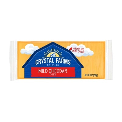 CRYSTAL FARMS 車打芝士磚[美國](冷凍 0-4°c)