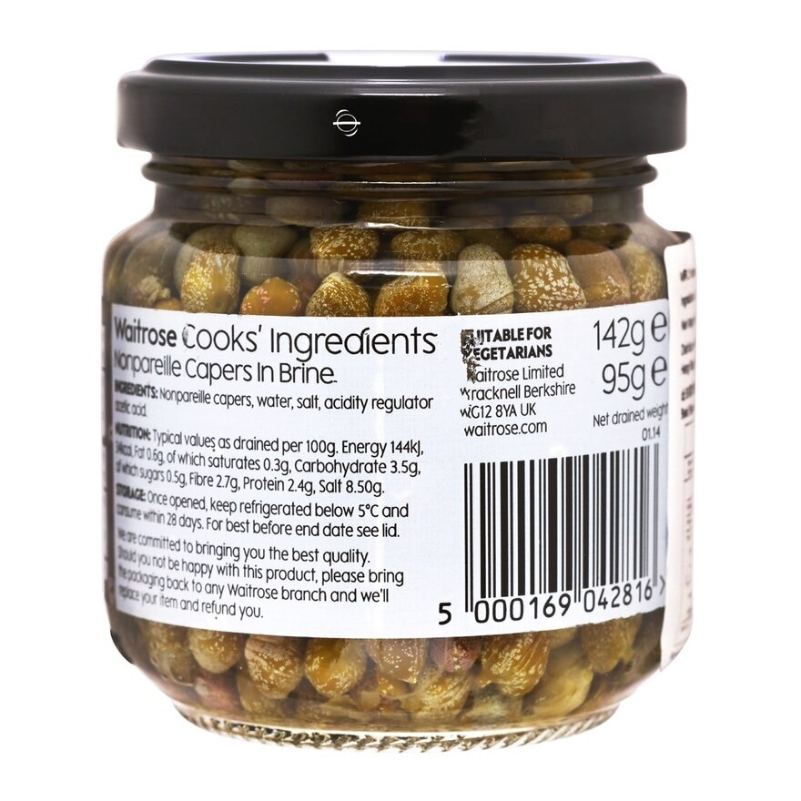 WAITROSE Ci Nonpareille Capers In Brine