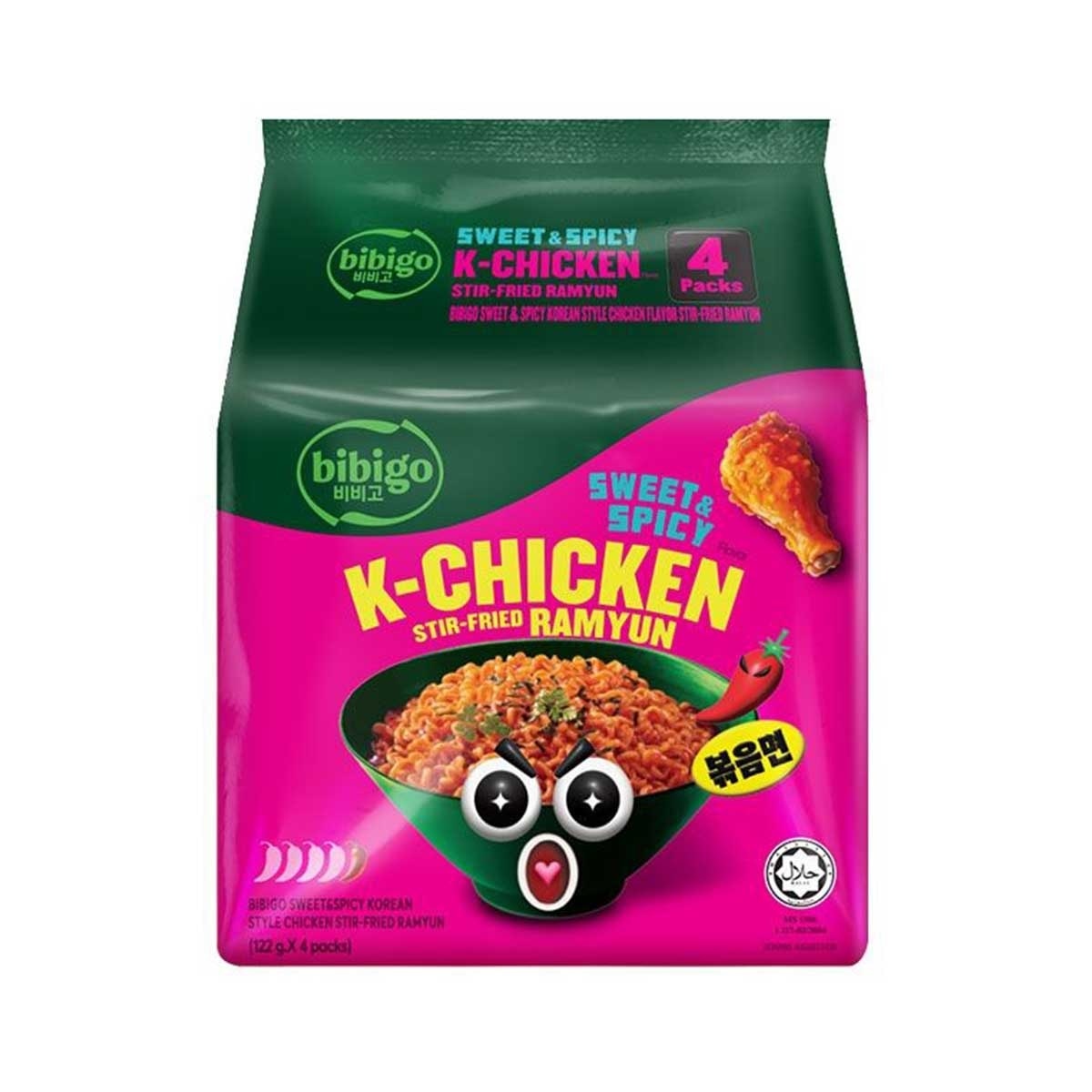 CJ BIBIGO Sweet&spicy Chicken Flv Stir Ramyun