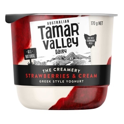 TAMAR VALLEY Greek Style Yog Strawberries & Cream