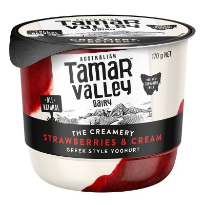 TAMAR VALLEY Greek Style Yog Strawberries & Cream