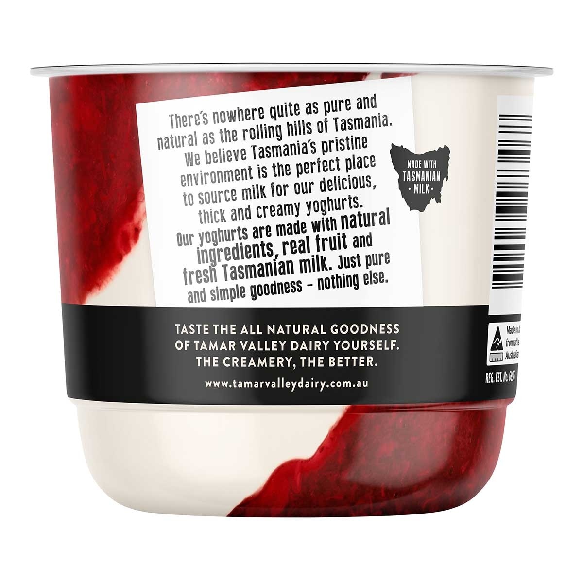 TAMAR VALLEY Greek Style Yog Strawberries & Cream