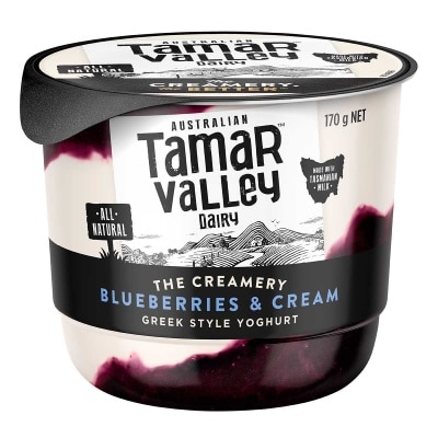 TAMAR VALLEY Greek Style Yog Blueberries & Cream