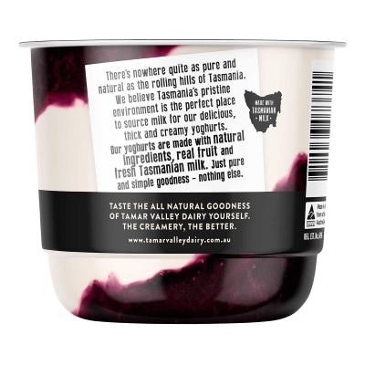 TAMAR VALLEY Greek Style Yog Blueberries & Cream