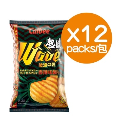 卡樂B 熱浪香辣味波浪薯片超量裝 192gx12包
