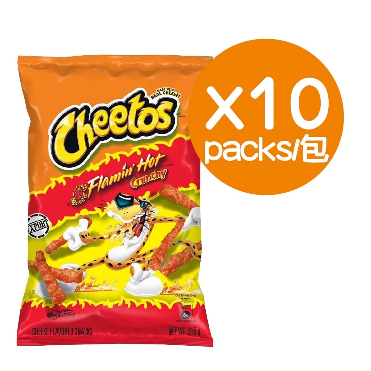 CHEETOS 火辣芝士脆條 215gx10包