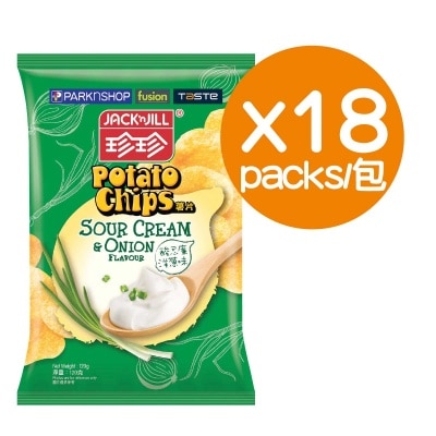 JACK'N JILL Sour Cream & Onion Flv Potato Chips 120gx18packs