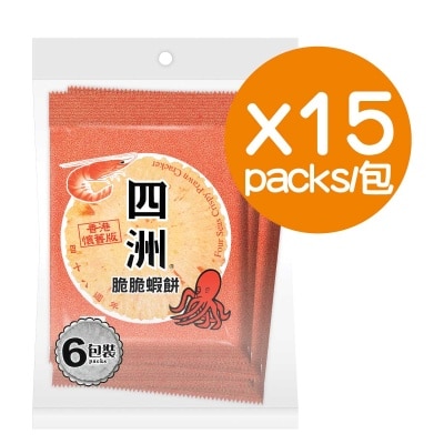 FOUR SEAS Crispy Prawn Cracker 15gx6x15packs
