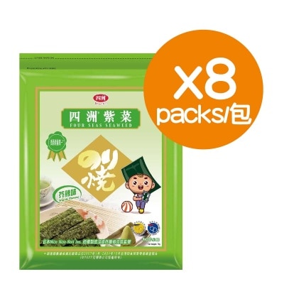 四洲 紫菜－芥辣味 75gx8包