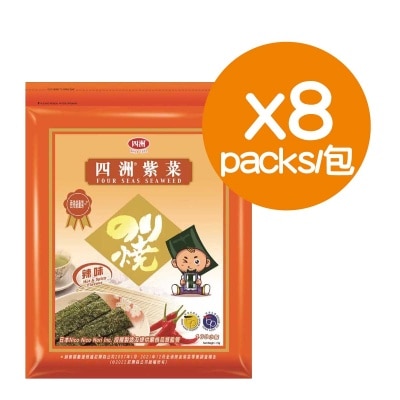 四洲 紫菜-辣味 75gx8包