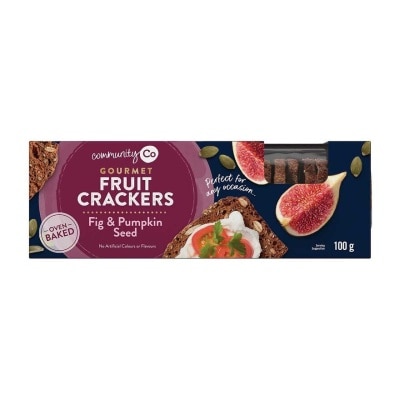 COMMUNITY CO. Fig & Pumpkin Seed Crackers