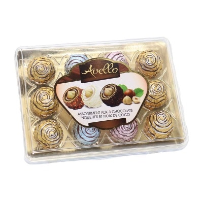 AVELLO Assorted Chocolate W/hazelnuts T12