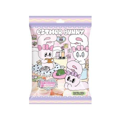 罐頭豬ＬＵＬＵ 彩虹棉花糖