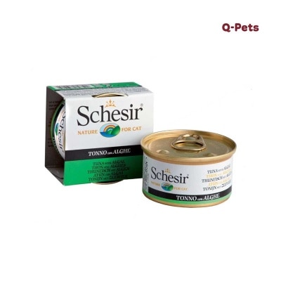 SCHESIR 017全天然吞拿魚海藻飯貓罐頭85g(Q-Pet)