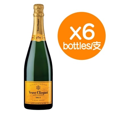 VEUVE CLICQUOT Yellow Label Brut Nv (6 Bottles)