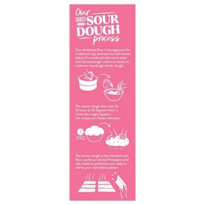 HUNTLEY & PALMERS Pinksalt Sour Dough Crackers