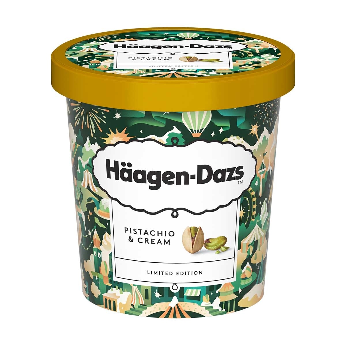 HAAGEN-DAZS 開心果雪糕家庭裝 [法國](急凍 -18°c) (包裝隨機) 