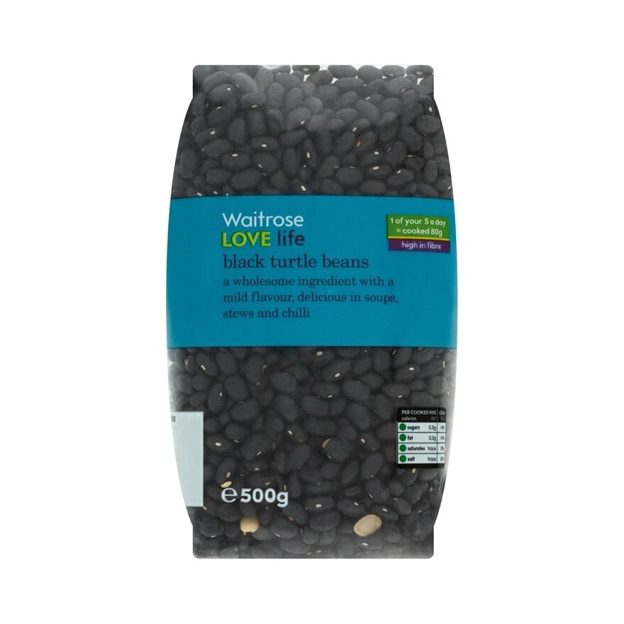 WAITROSE Black Turtle Beans