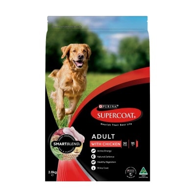 SUPERCOAT Smartblend Adult Dog Chicken 2.8kg