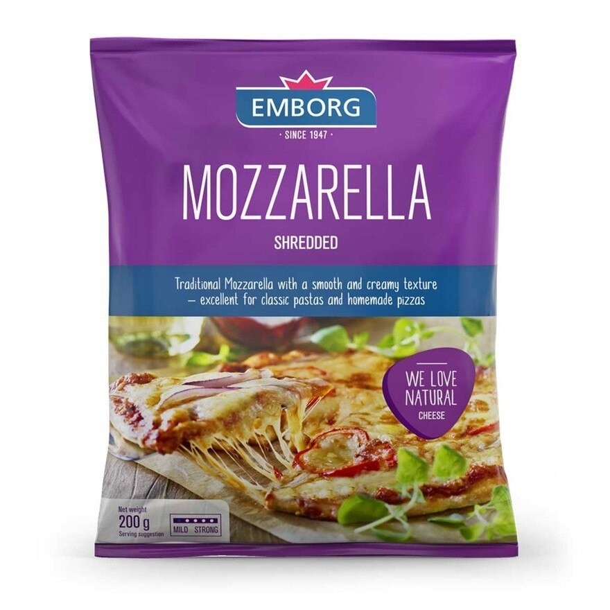 EMBORG Shredded Mozzarella