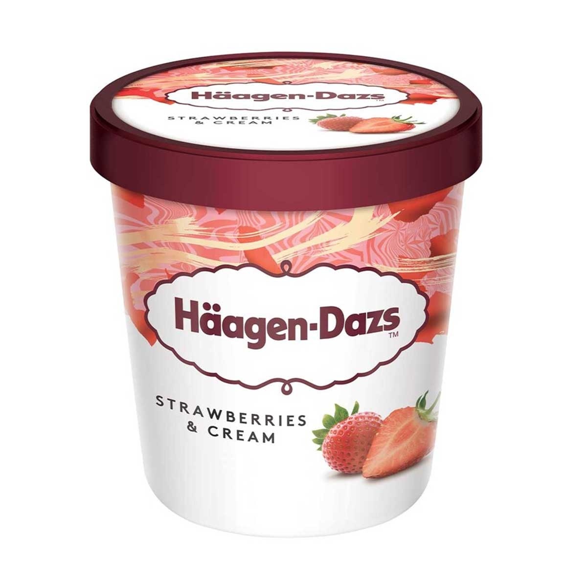 HAAGEN-DAZS Strawberry Ice Cream [france](frozen -18°c)