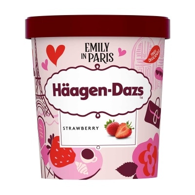 HAAGEN-DAZS 士多啤梨雪糕家庭裝 [法國](急凍 -18°c)