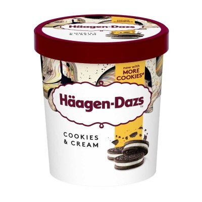 HAAGEN-DAZS 曲奇忌廉味雪糕 (包裝隨機) [法國](急凍 -18°c)