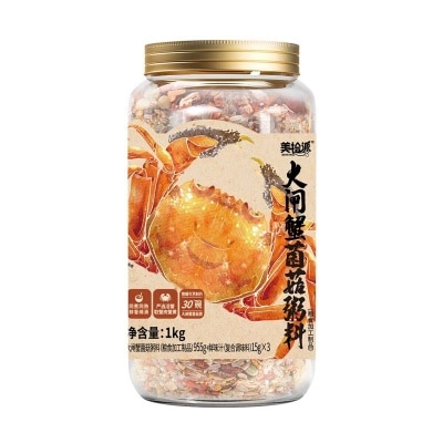 美拾派 大閘蟹菌菇粥料