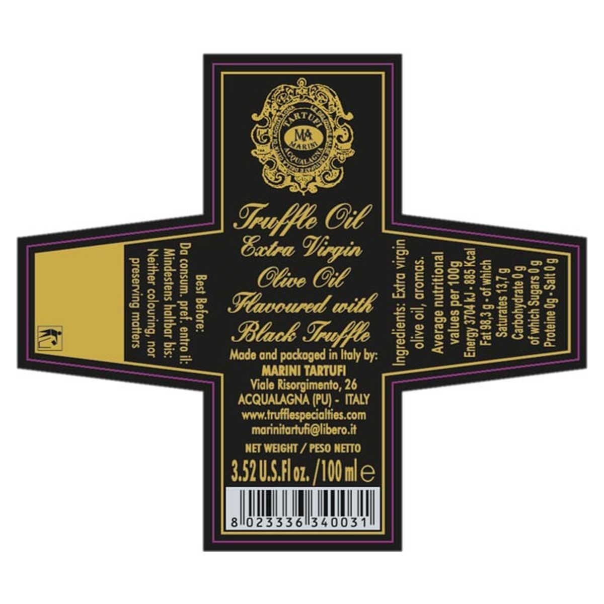 MARINI AZZOLINI 黑松露味橄欖油
