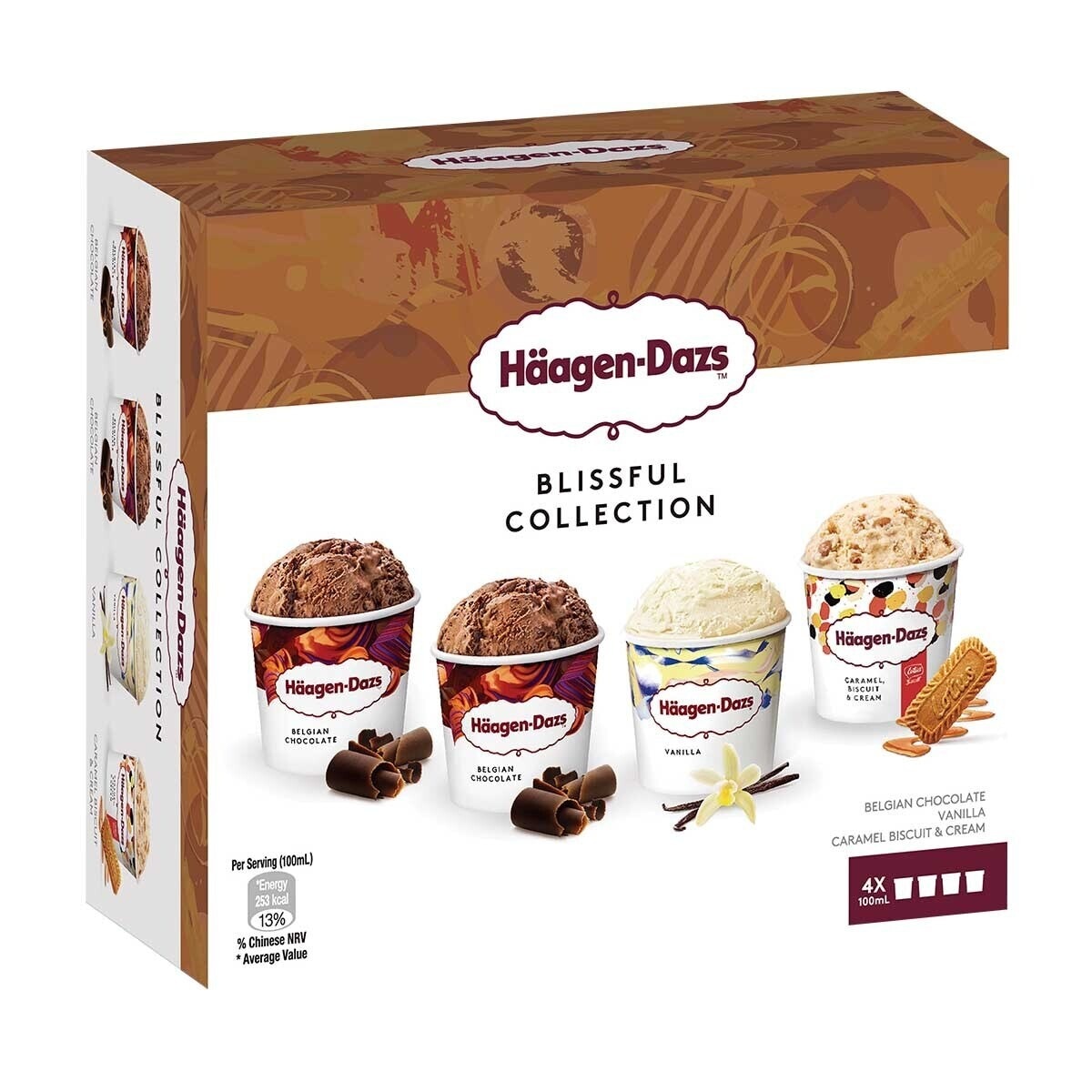 HAAGEN-DAZS 愉悅系列雪糕杯４杯裝