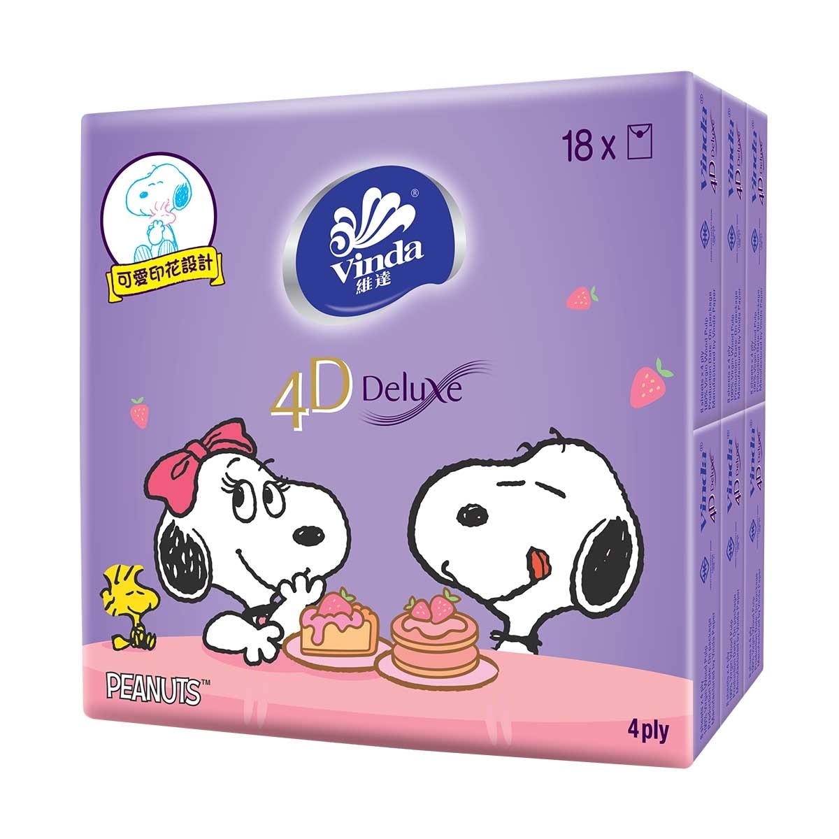 VINDA Vinda 4d Hanky 18s