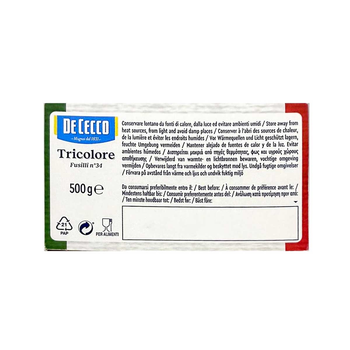 DE CECCO 意大利螺絲三色粉