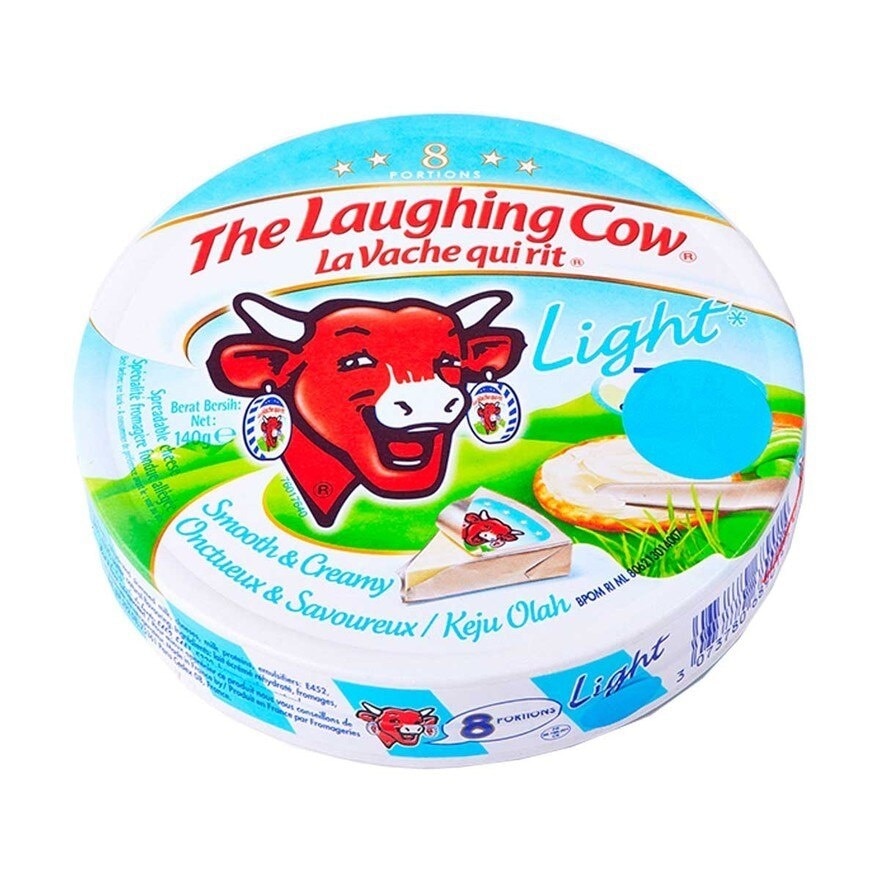 LAUGHING COW Light Spreadable Cheese 8 Portions [france](chilled 0-4°c)