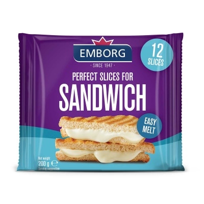 EMBORG Perfect Cheese Slices For Sandwich (chilled 0-4°c)
