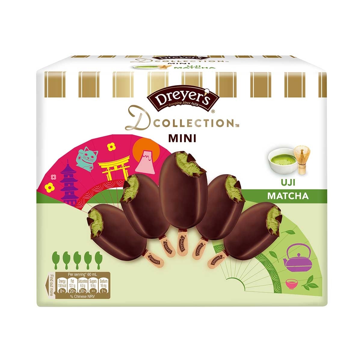 DREYER'S Dc Matcha Mini Stick Mp (Packaging random pick)