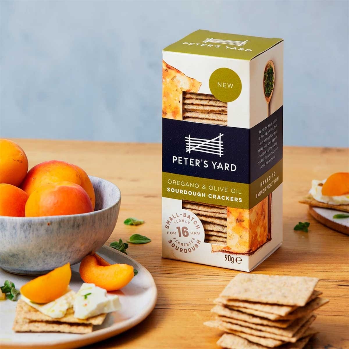 PETER'S YARD Oregano&olive Oil Sourdough Crackers