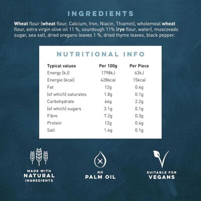 PETER'S YARD Oregano&olive Oil Sourdough Crackers