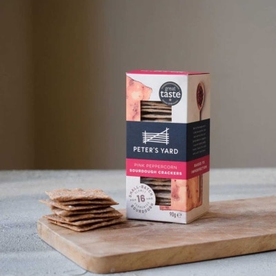 PETER'S YARD Pink Peppercorn Sourdough Crackers