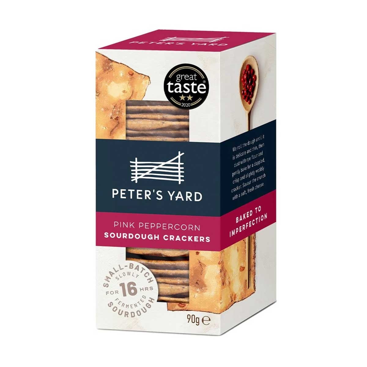 PETER'S YARD Pink Peppercorn Sourdough Crackers