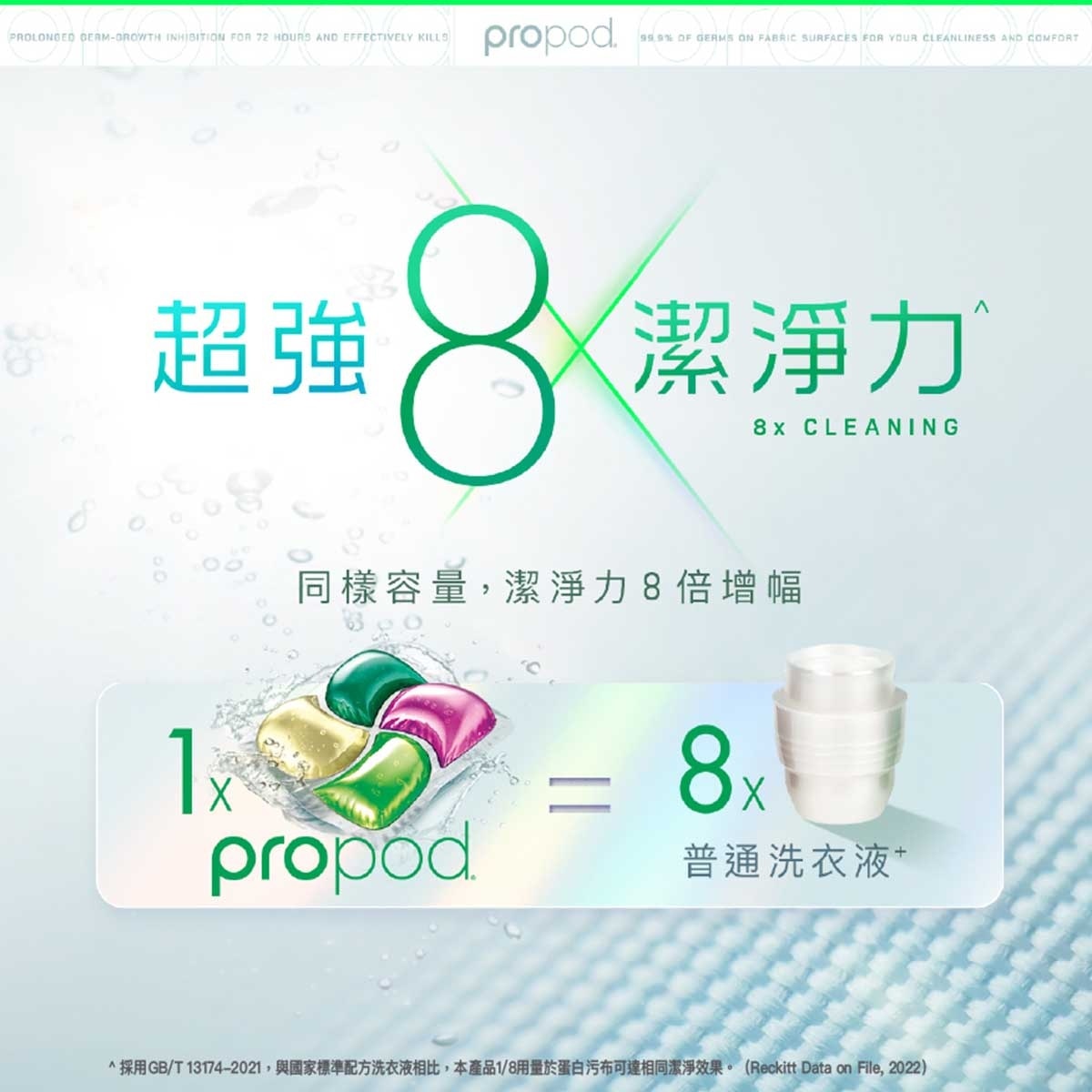 DETTOL Dettol Propod™ All In 1 Anti-bacterial Laundry Capsules (forest Fresh) 56pcs