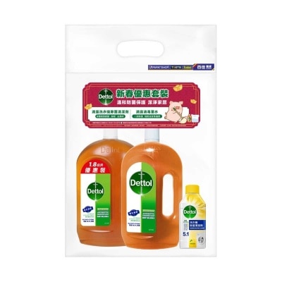 DETTOL Al 1.8 +1.2l + Wm Lemon 250ml