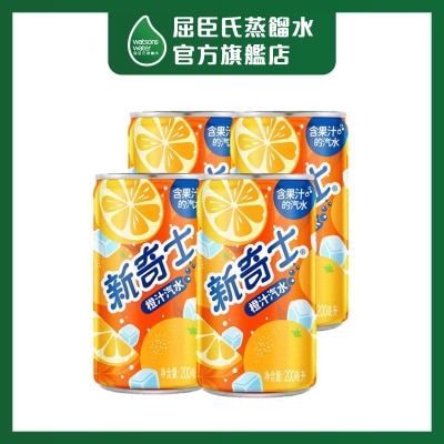 新奇士 橙汁汽水飲品 ４罐裝